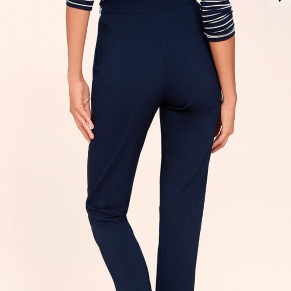 Lulus Navy Trouser Pant - Picture 4 of 4
